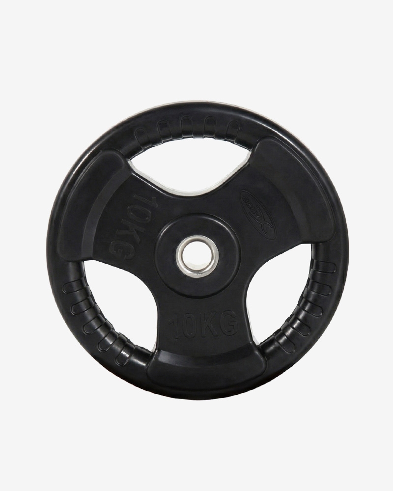 재고소진목적 원가처분 바디엑스 경량용30mm홀 3구 고무 경량원판 10kg, 1개 (kg당 2300원)