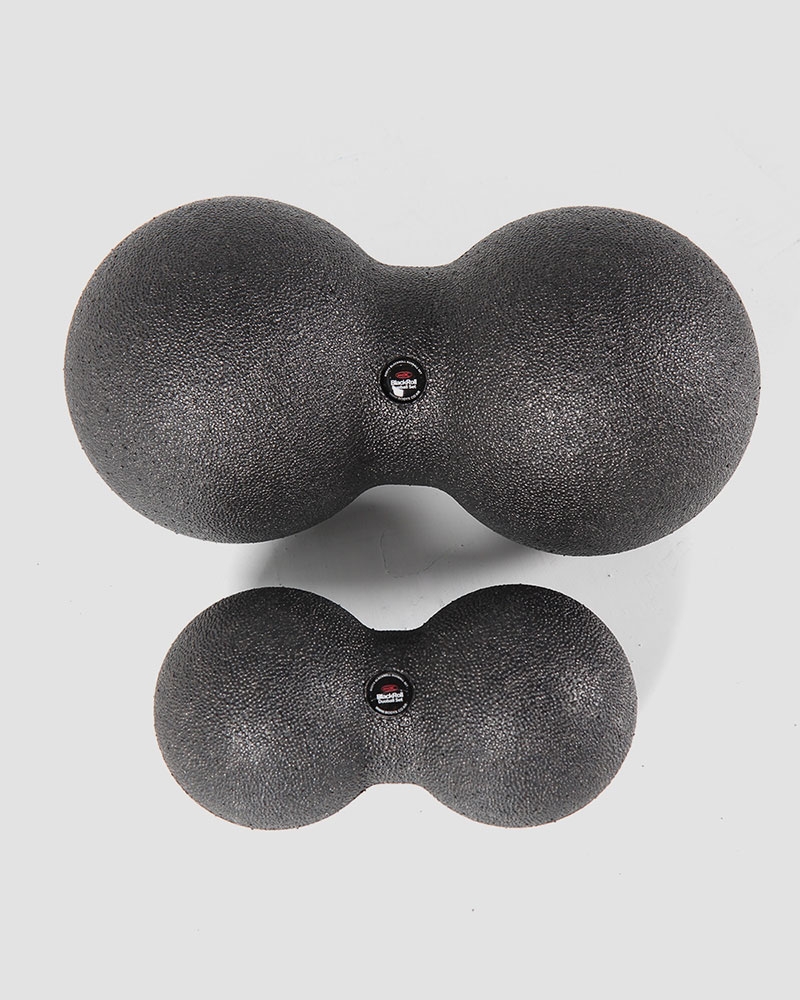 [바디엑스] 듀얼 땅콩볼 (8cm, 12cm 모두포함) 블랙롤 듀얼볼세트 듀얼마사지볼 블랙볼 더블볼 마사지볼