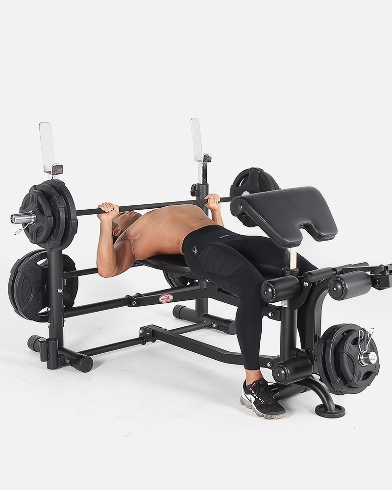 [단품] 바디엑스 옵티마 멀티 펑션 벤치프레스 BK-3011 (디클라인,인클라인,플랫,암컬,레그,봉거치)