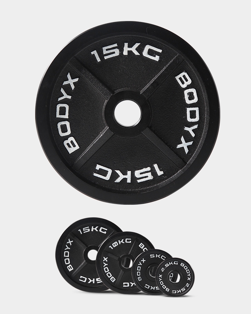 [바디엑스] 중량용50mm홀 케이언 중량원판 아이언플레이트 2.5kg 5kg 10kg 15kg (kg당3000원)