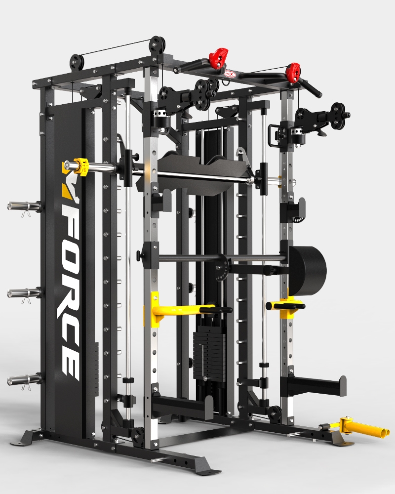 [바디엑스] 엠포스 스미스머신 MFORCE BK-3087B 케이블머신 파워랙 하프랙 펑셔널트레이너 벤치프레스 멀티짐