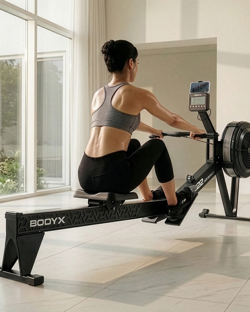 바디엑스 로잉머신 R22 유산소 노젓기 전신운동 근력운동 조정