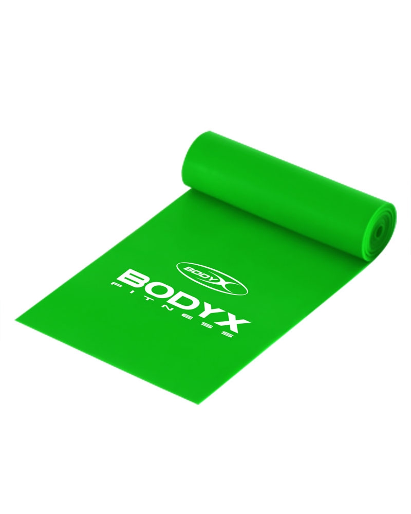 바디엑스 라텍스 고무 스트레칭밴드 헬스 요가 운동 탄력밴드 2단계 그린 2M