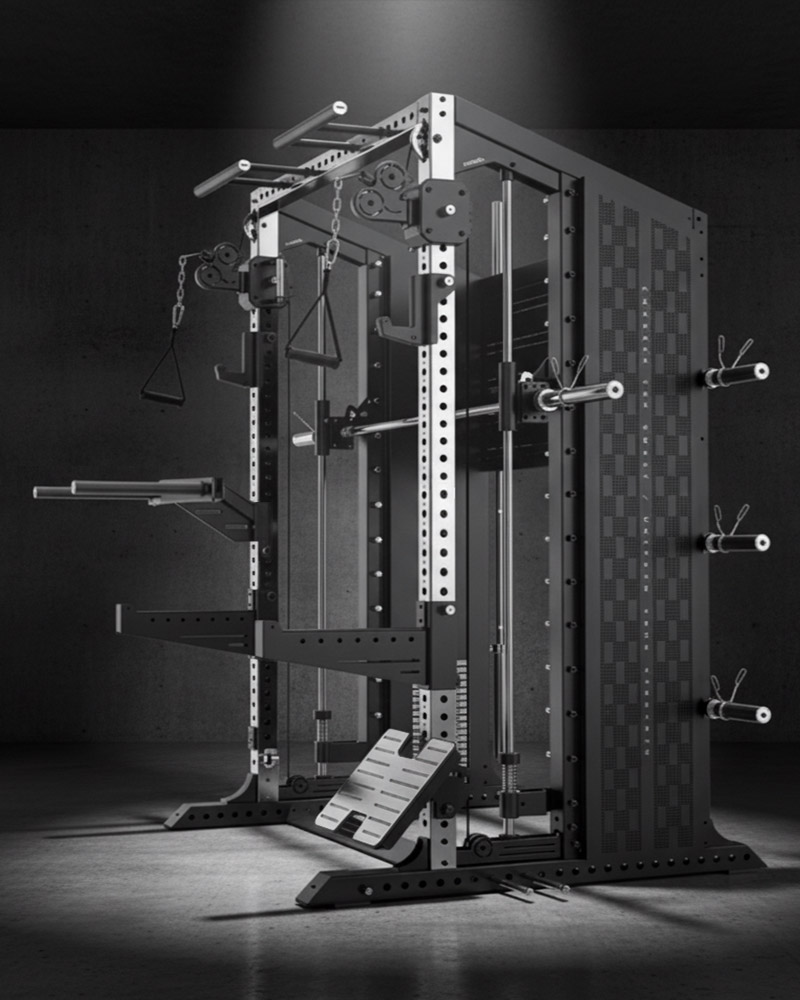 [풀패키지] 바디엑스 젠 올인원 스미스 머신 BM75