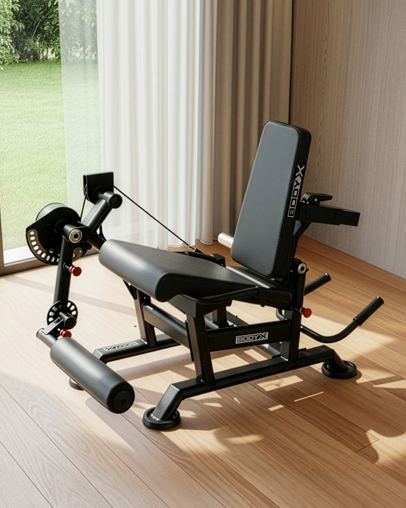 바디엑스 신투 듀얼 레그컬 레그익스텐션 DL6.3 하체기구 레그 허벅지 다리 운동 기구